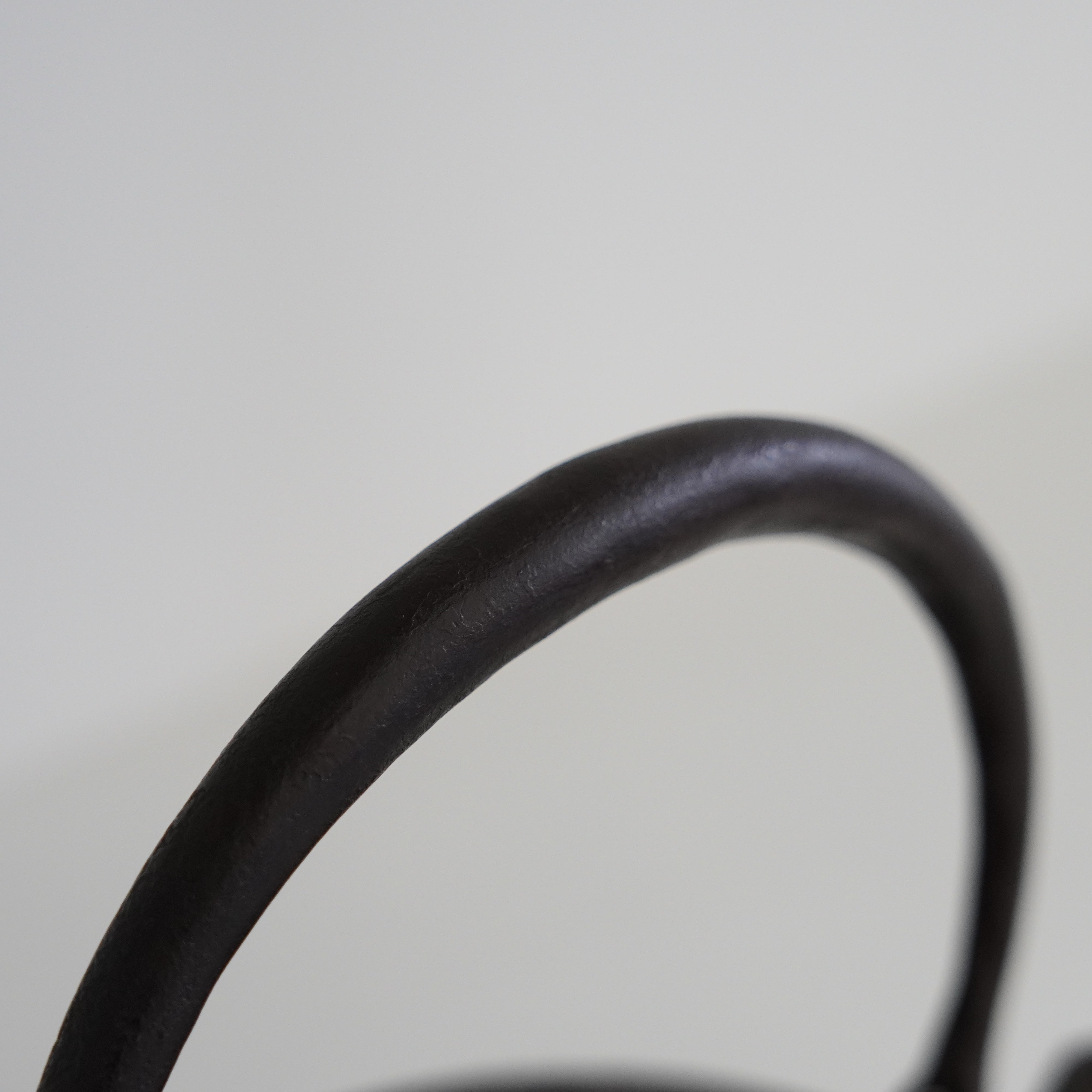 Fer de fer / forme ronde plate / grande