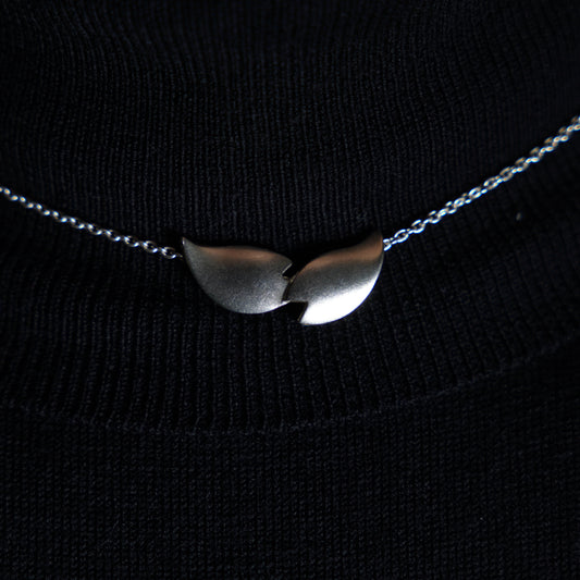 Silver Necklace / Cherry Blossom No.2