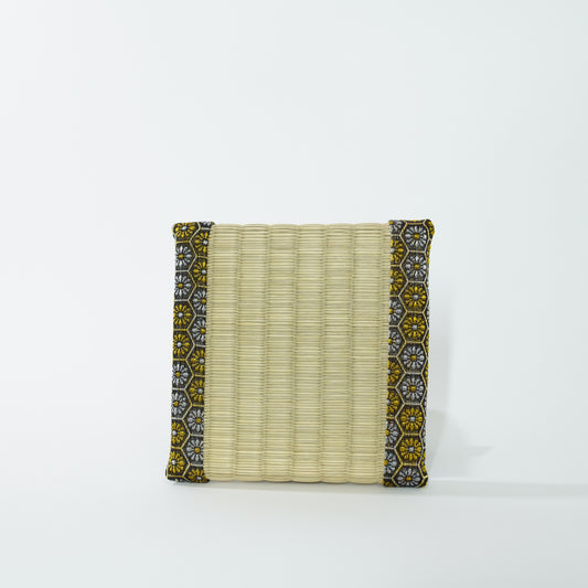 Mini Tatami Display Base / Chrysanthemum Motif / Large