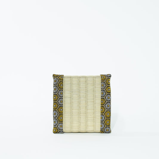 Mini Tatami Display Base / Chrysanthemum Motif / Small