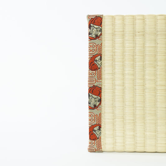 Mini Tatami Display Base / Daruma (Good Luck) Motif