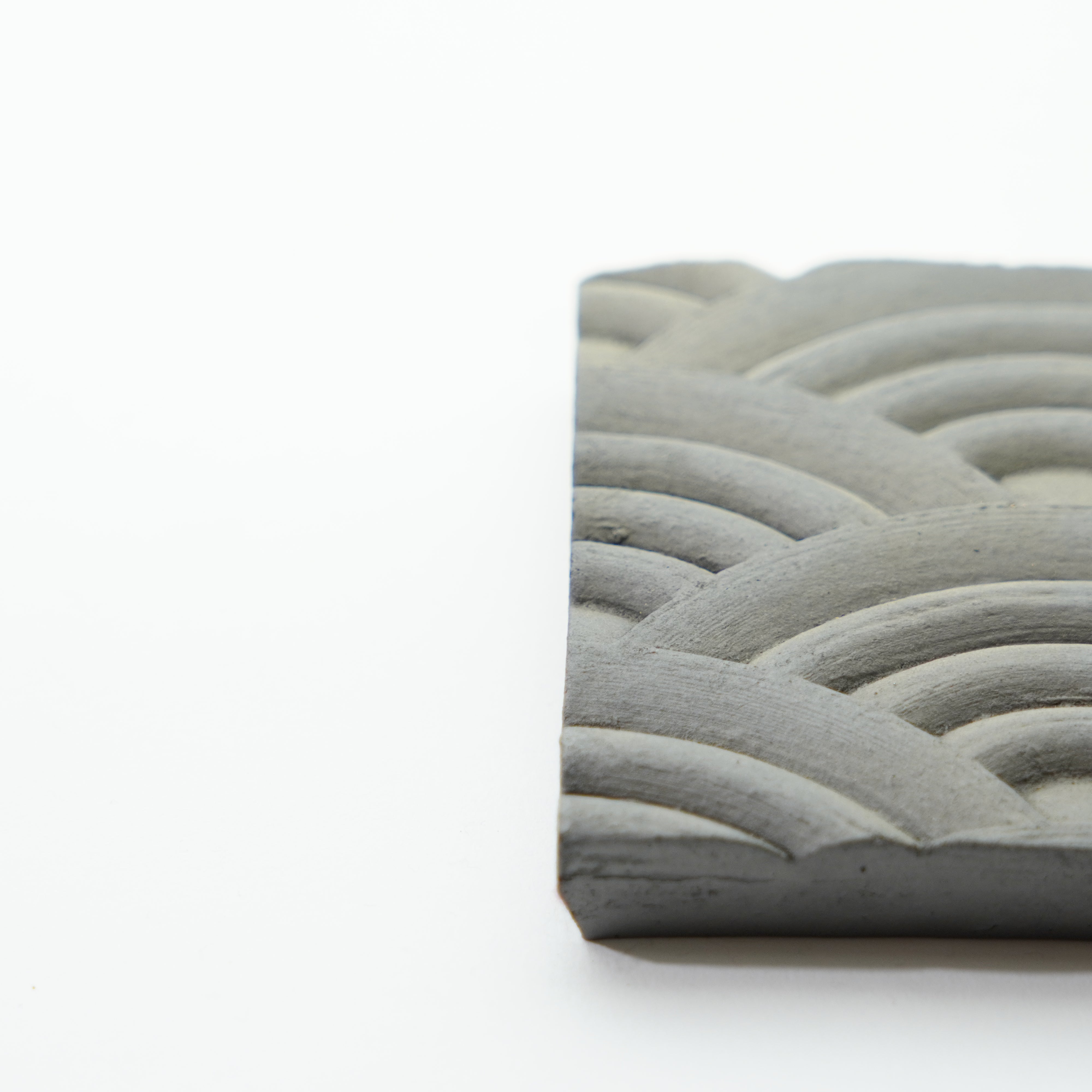 3d Kawara Fliesen / Blue Ocean Wave / Circle - 4 Fliesen eingestellt