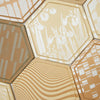 Silk Screen / Tile Coaster / Tortoise Shell - ชุด 5 ชิ้น