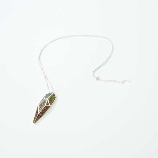Silver Kyoto Opal Pendant et Broche / Akane
