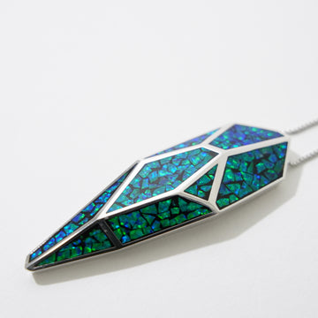 Silver Kyoto Opal Pendant et Brooch / Ruri
