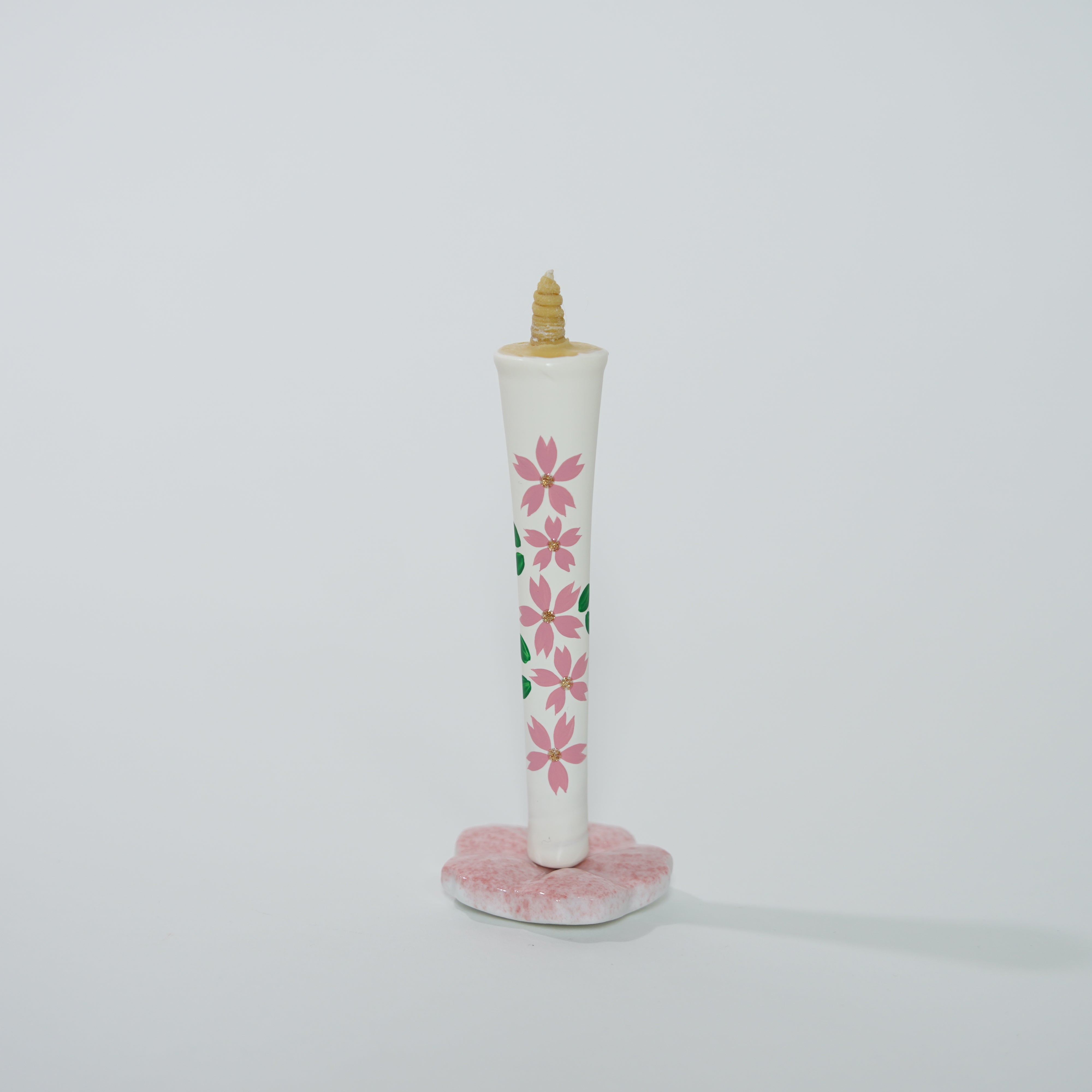 Hand-painted Candles / Cherry Blossom (Sakura) / 4-monme (2pcs)
