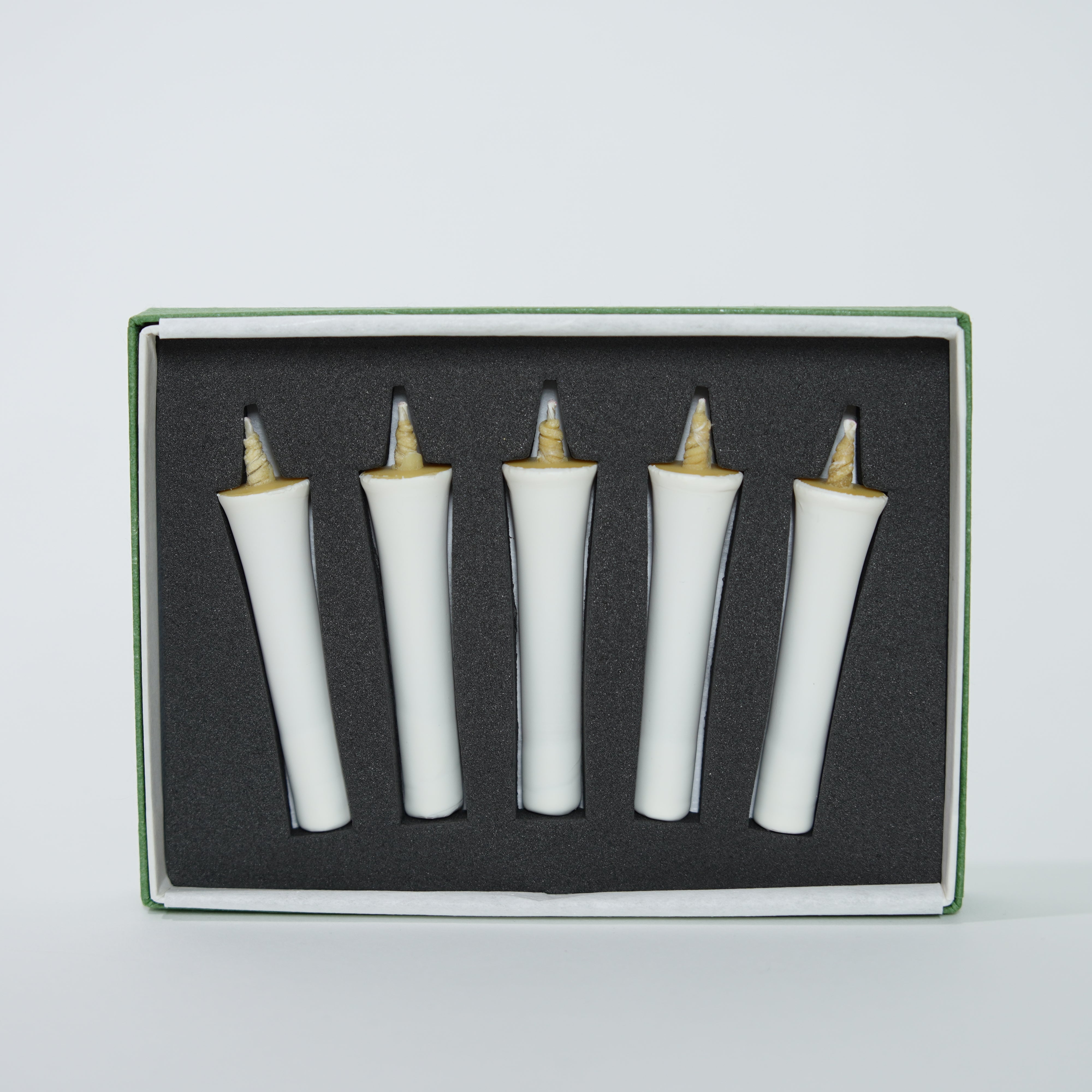 Traditional Anchor-shaped Candles / White / 2-monme (5pcs)