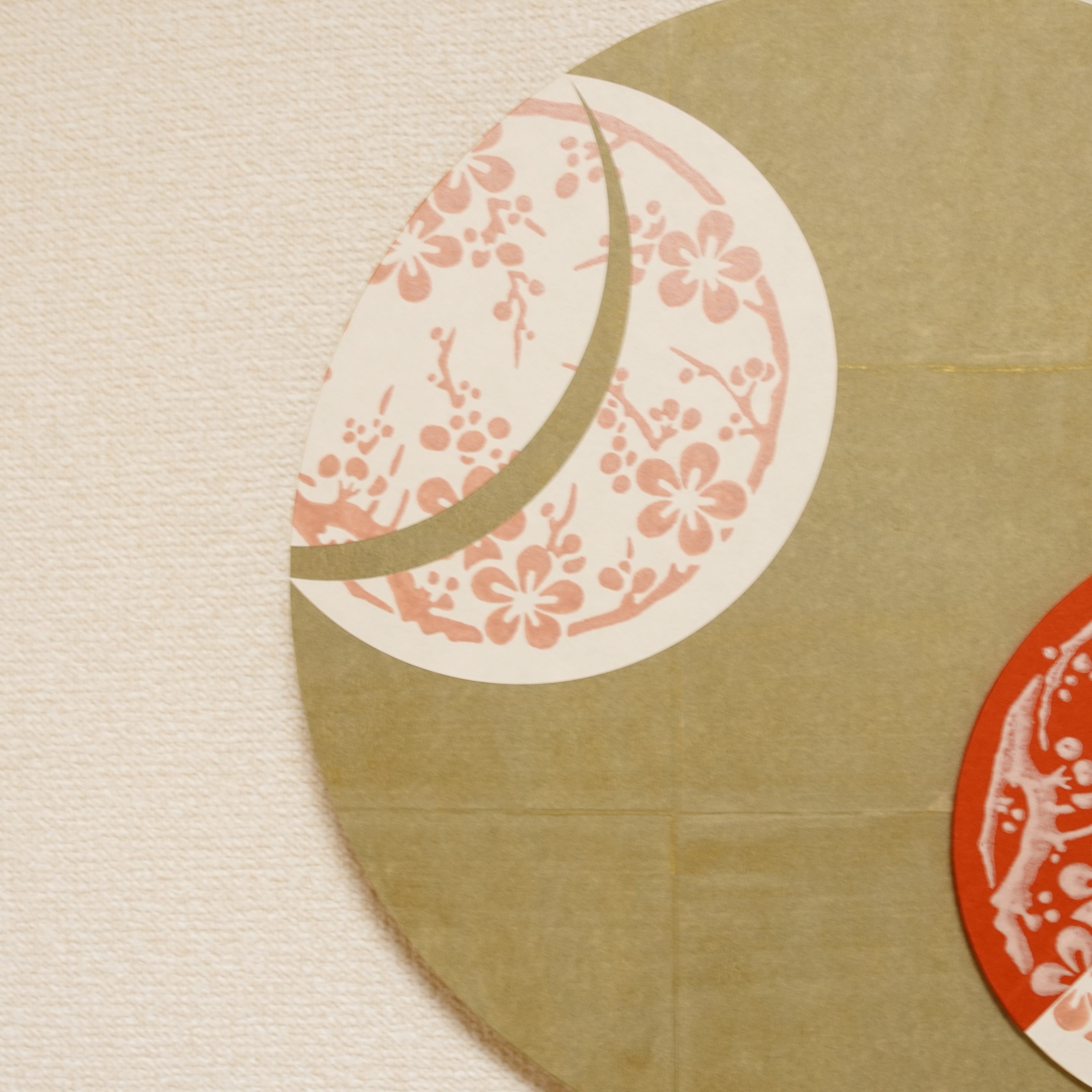 Hanging Scroll / Kyoto Hyogu / Plum & Moon
