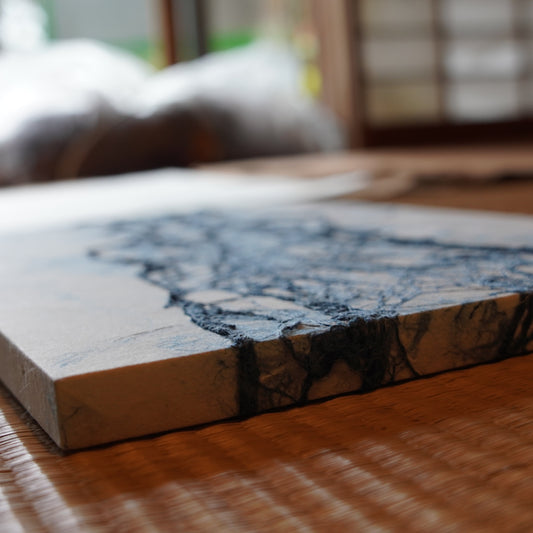 日本纸 /艺术面板 /靛蓝