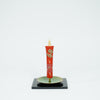 Hand painted candle / 2 pieces / Medaka and goldfish