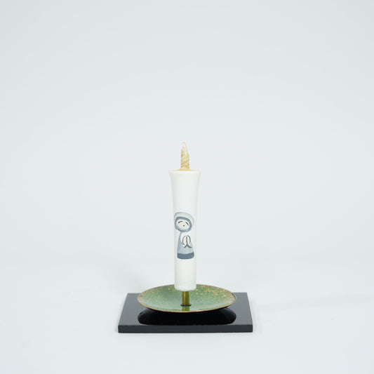 Handgemalte Kerze / 5 Stücke / Buddha