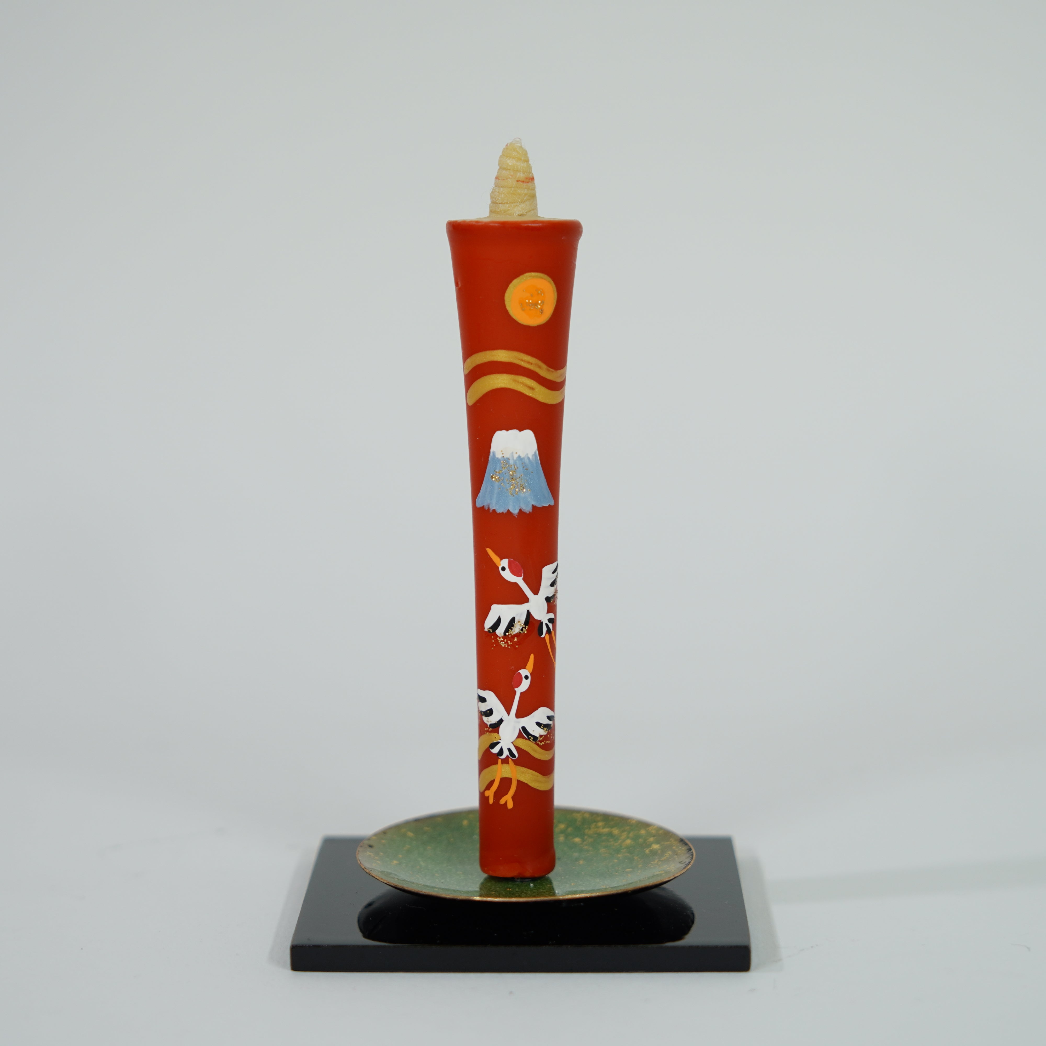 Hand-painted Scented Candles / Rose / Crane & Turtle (Luck)