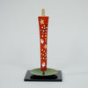 Hand painted candle with rose incense / 2 pieces / Goldfish and hamster