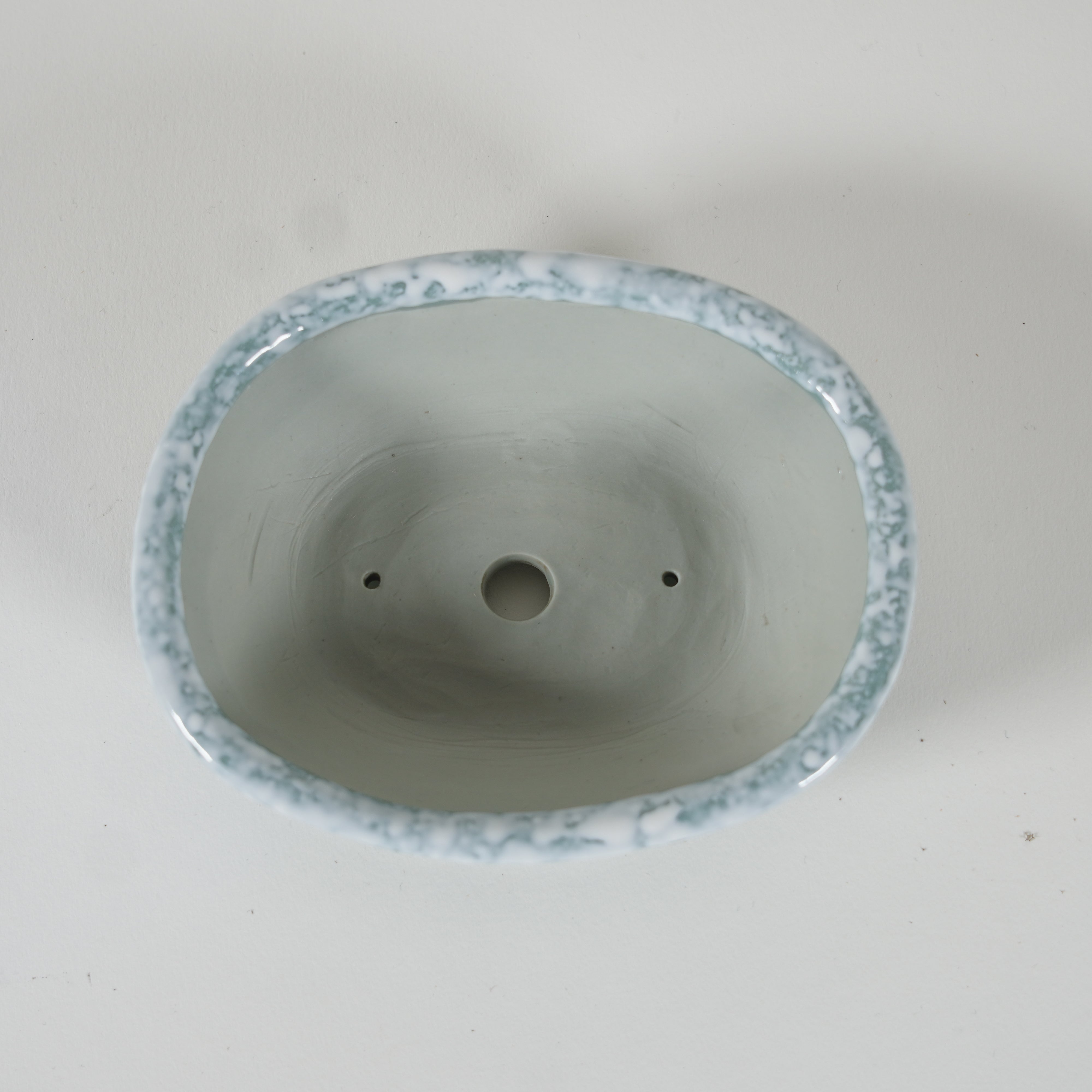 Bonsai Pot / Celadon / Rectangular