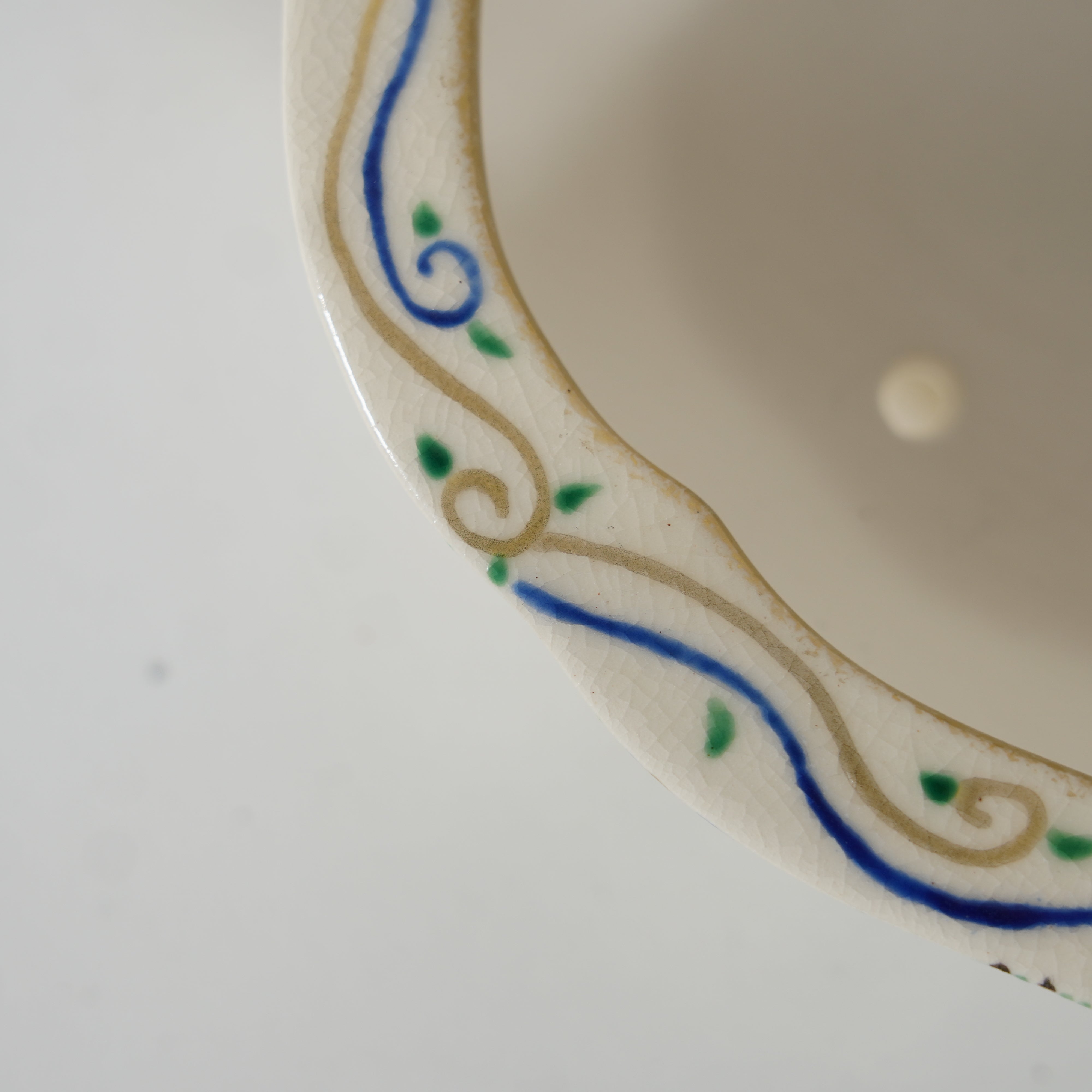 Bonsai Pot / Iroe Enamel / Pine, Bamboo & Plum