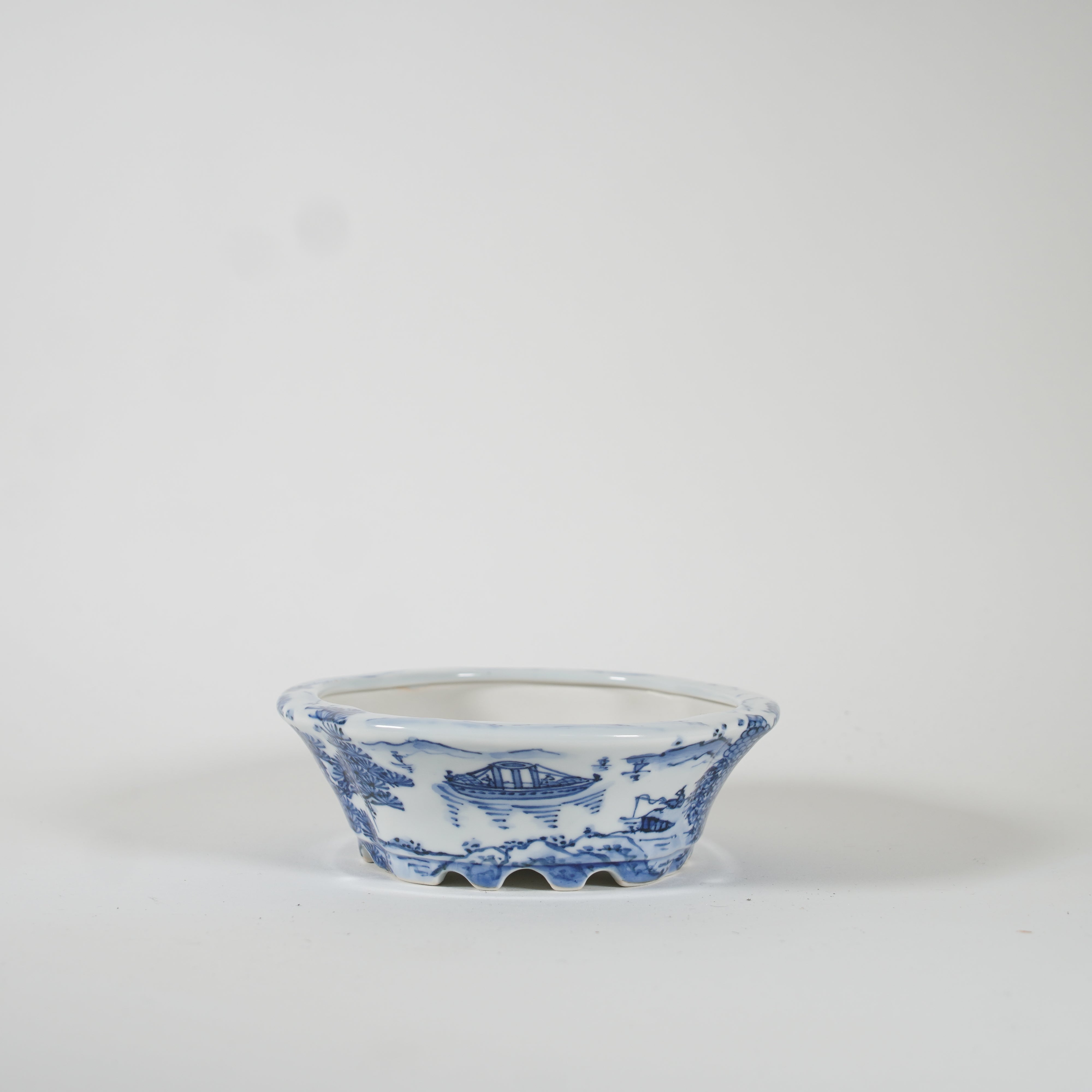 蓝色蓝色的景观绘画