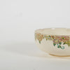 3" small bowl, floral bamboo screen