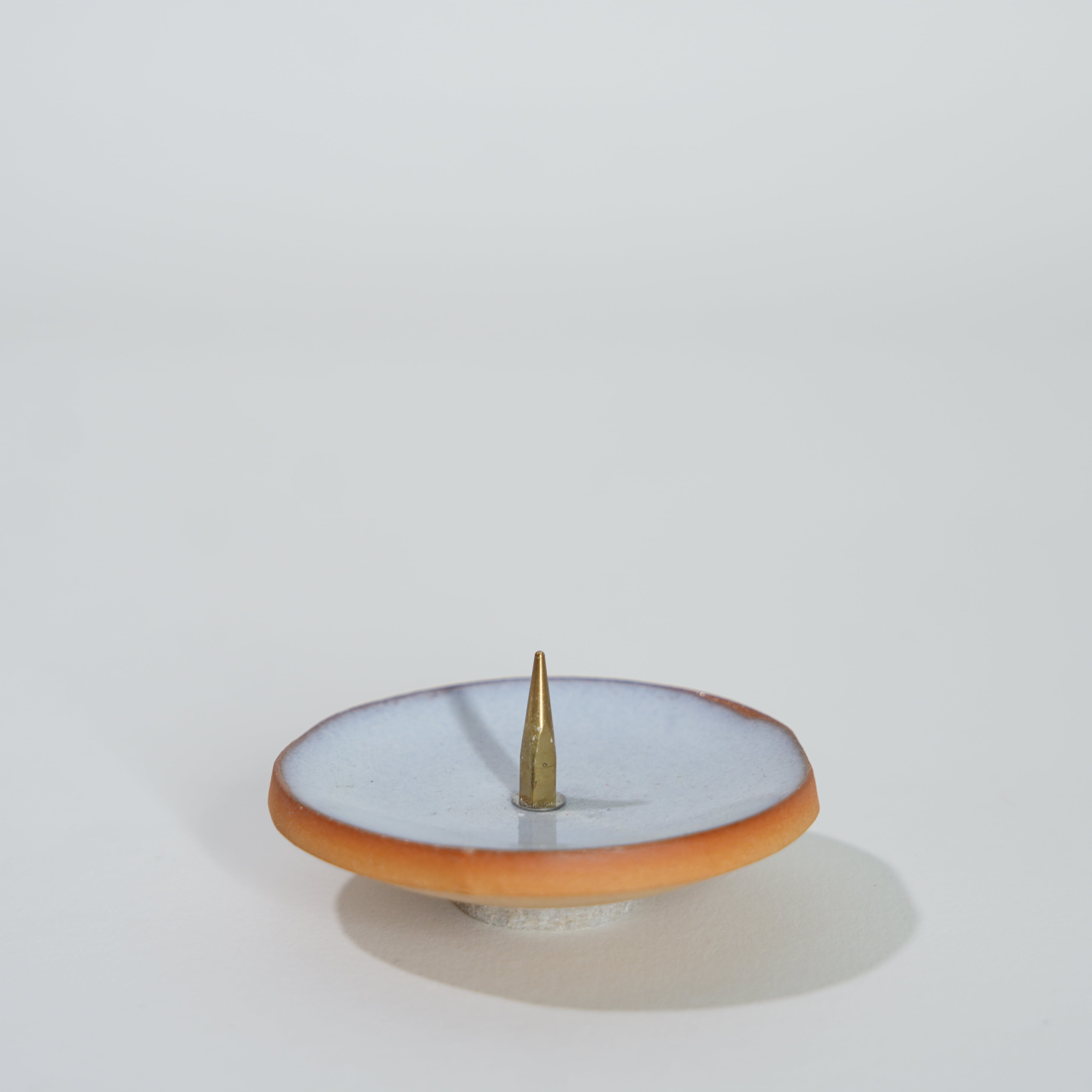 Kyo-yaki Candle Holder / Pure White Glaze