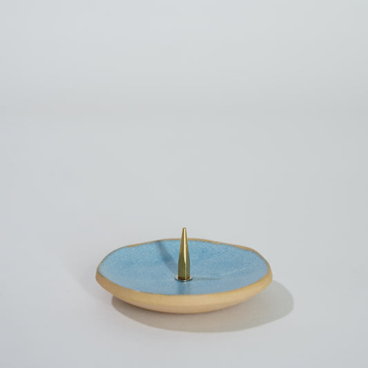 Kyo-pottery Candle ที่ถือ / สีน้ำเงิน