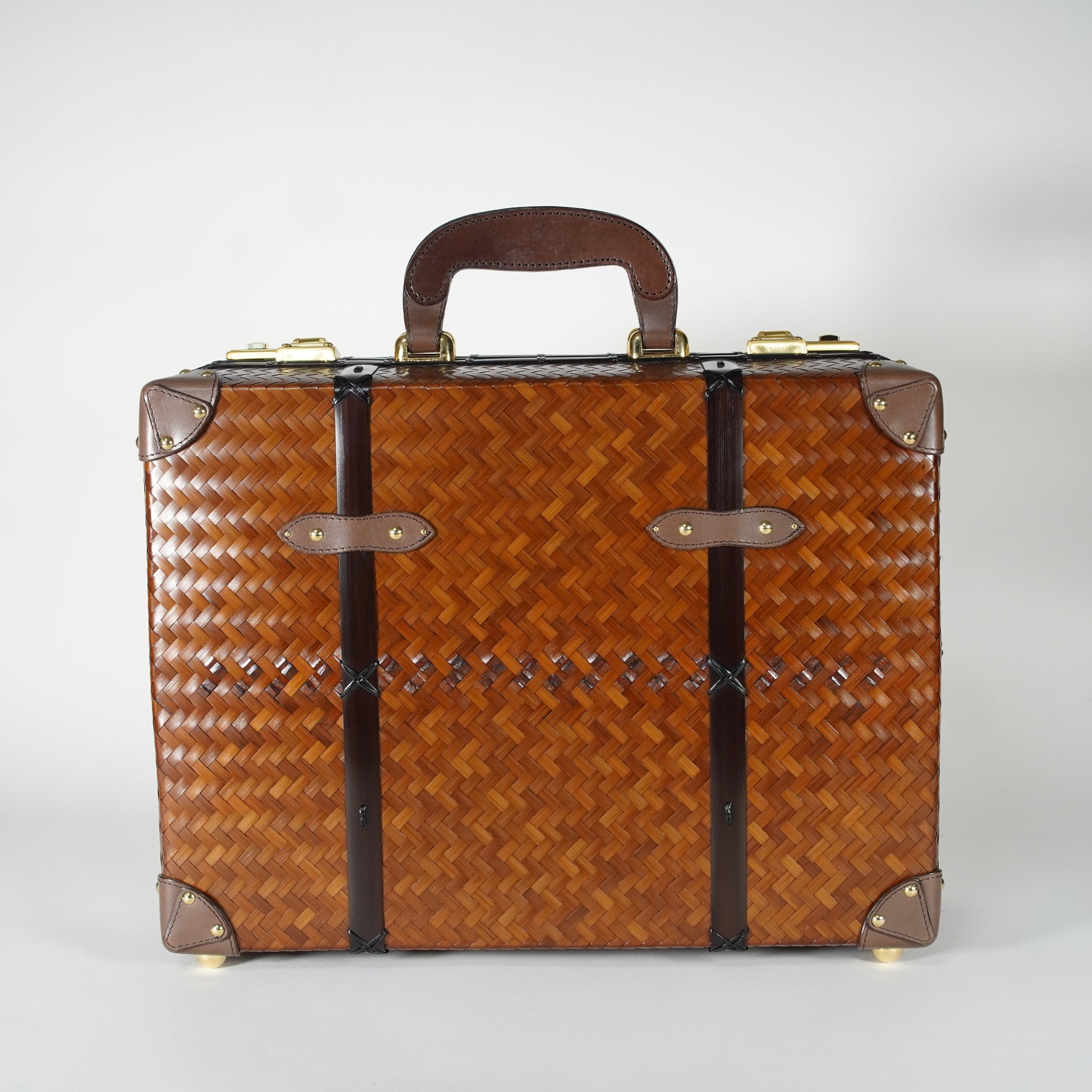 Louis Vuitton - 1900s Louis Vuitton Cowhide Leather Courier Trunk