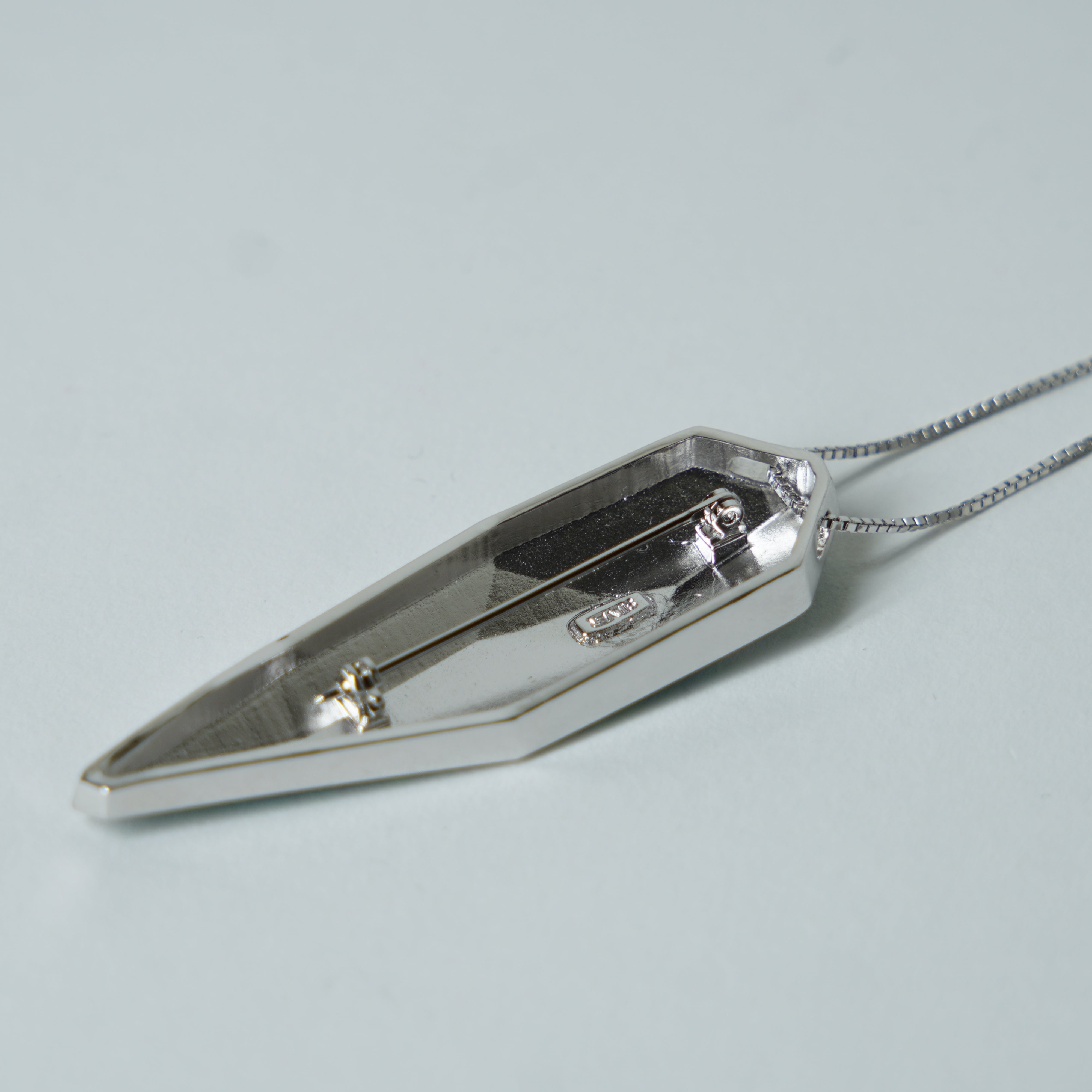 Silver Kyoto Opal Ciondolo e Spilla / Nishiki