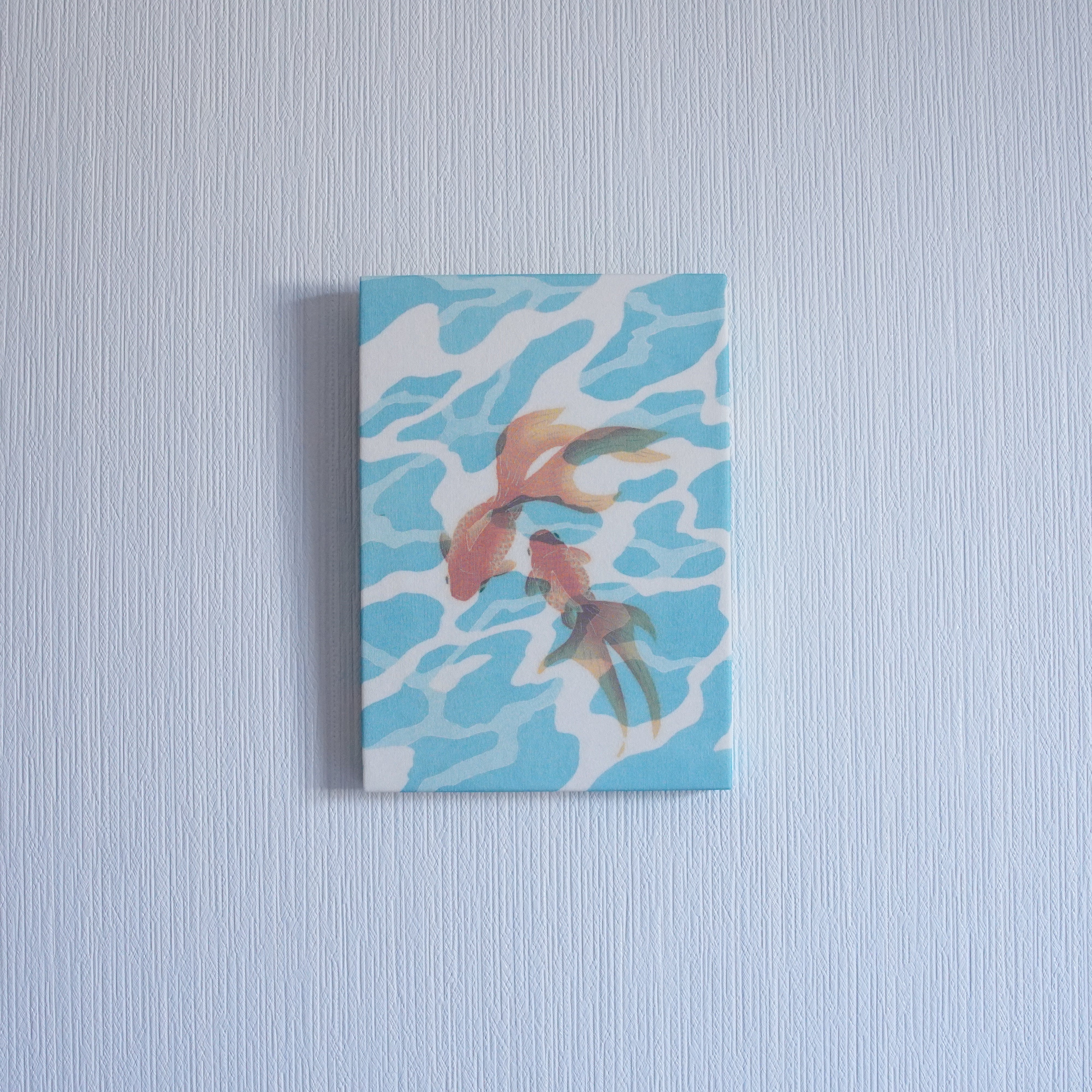 Panel de arte de Kyoto / pescado de oro