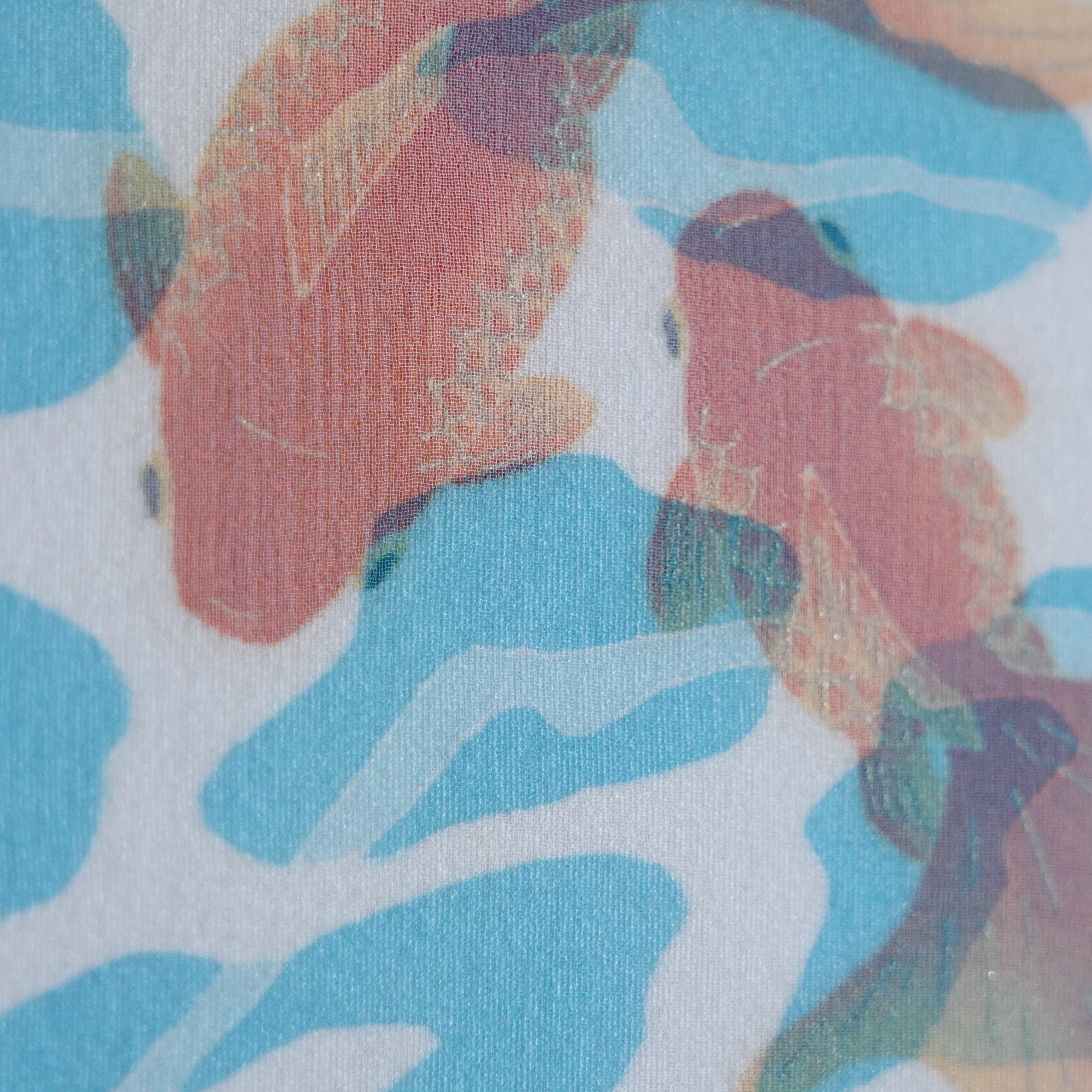 Panel de arte de Kyoto / pescado de oro
