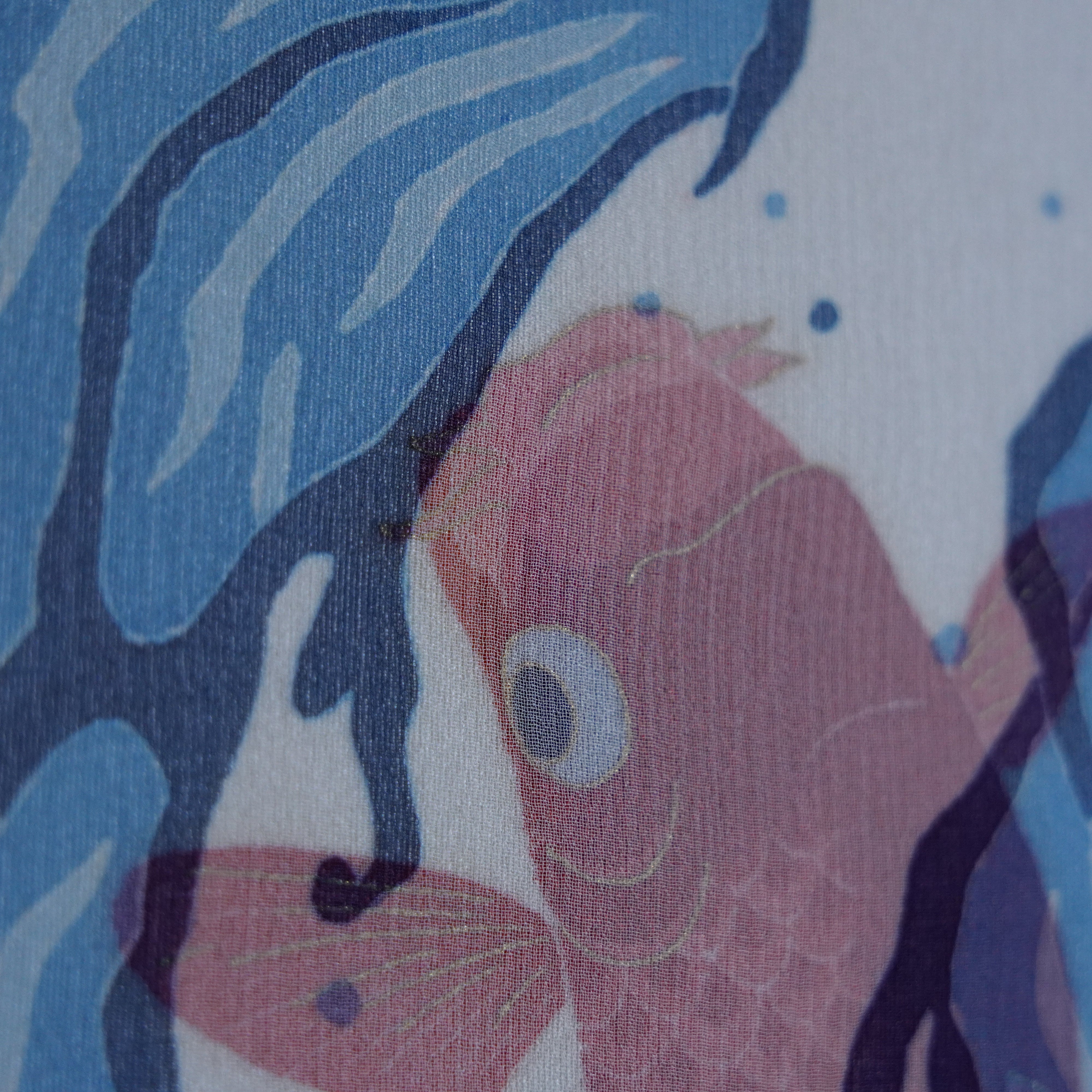 Panel de arte de Kyoto / pez rojo koi