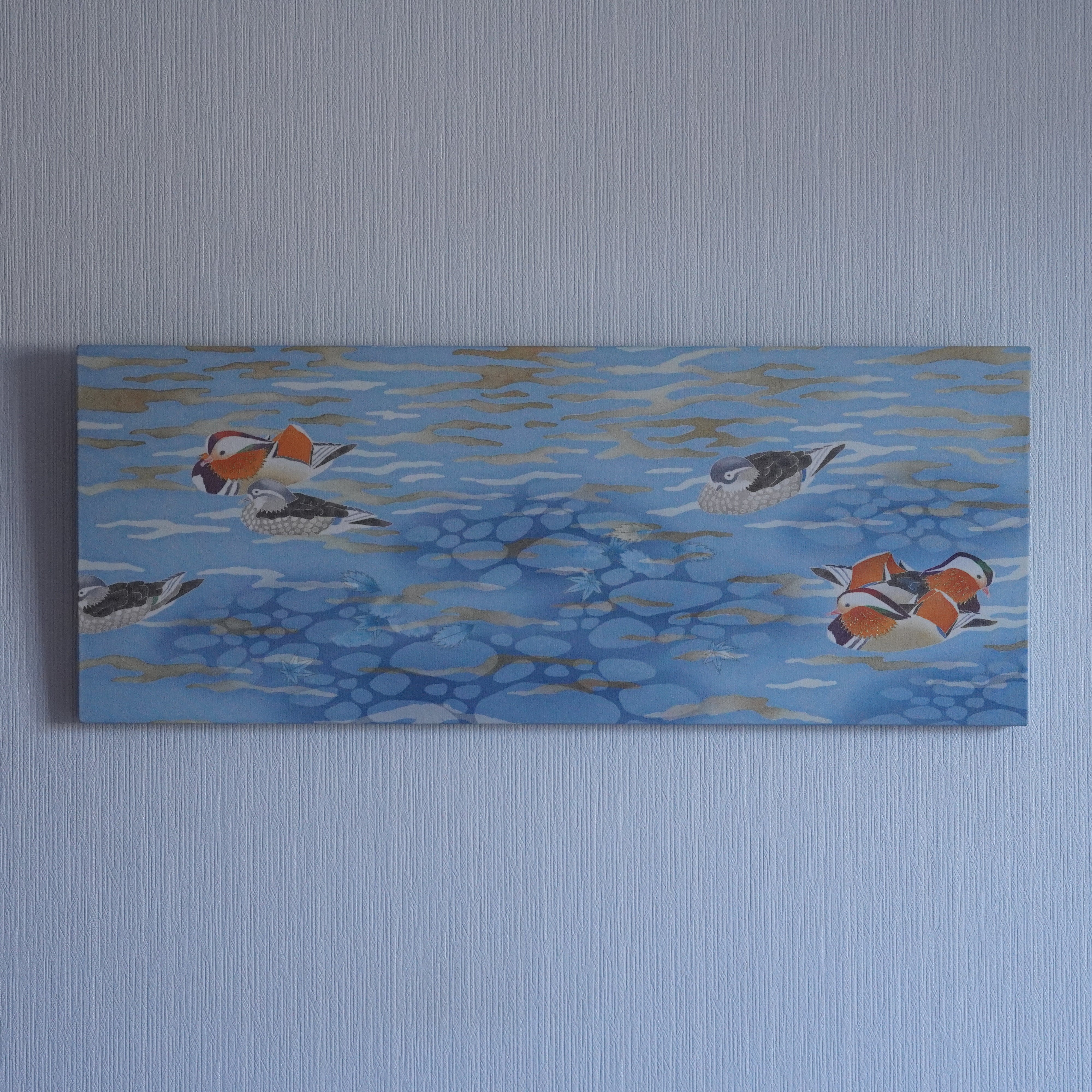 Kyoto Hand-painted Art Panel / Mandarin Duck (Oshidori)