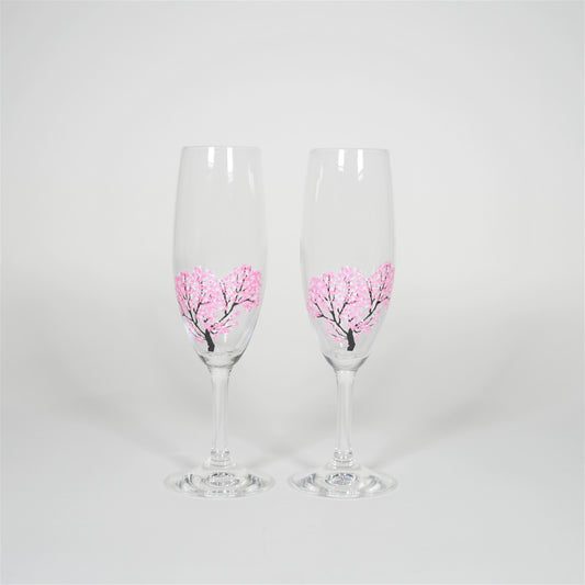Cold Cherry Blossom / Champagne Set