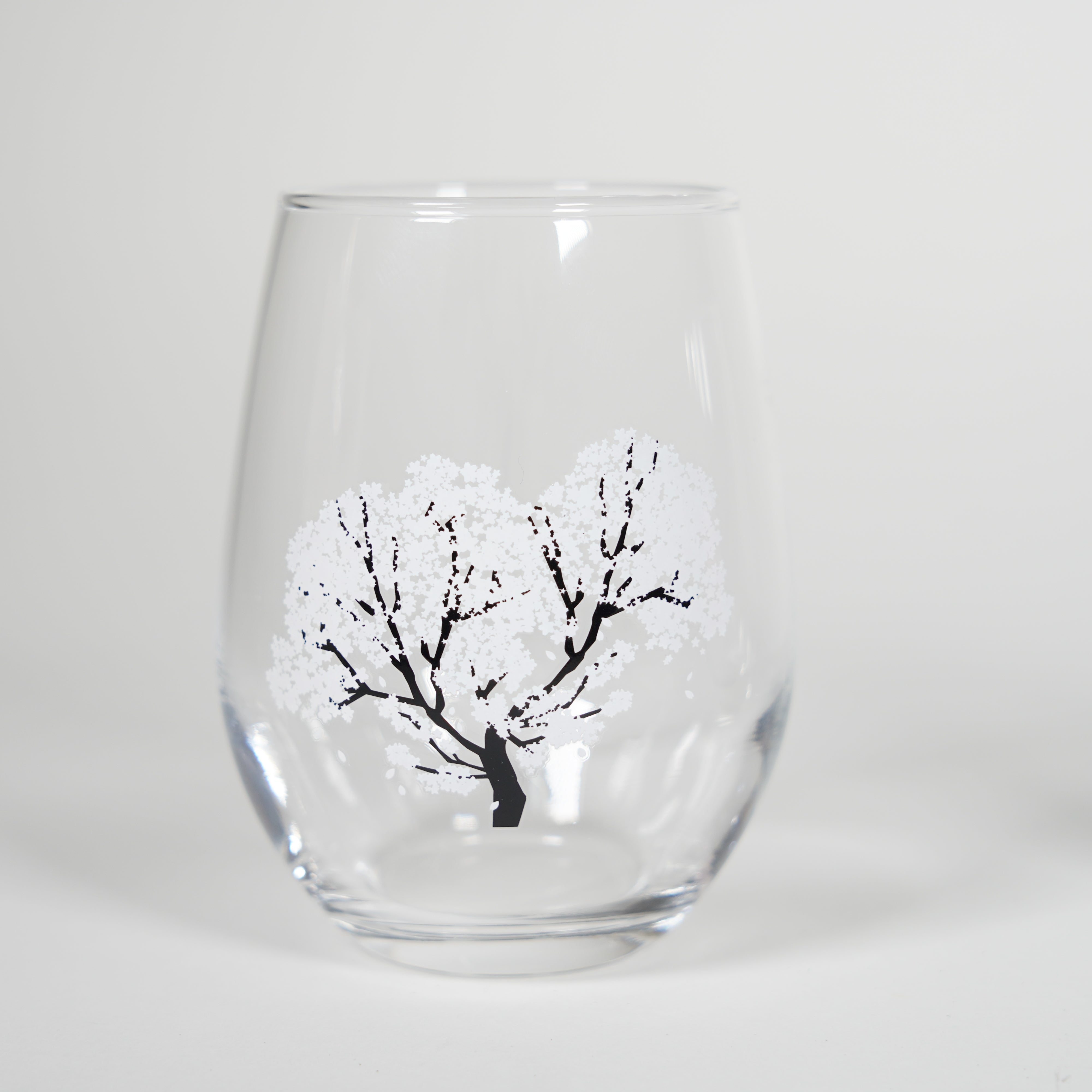 Fiore di ciliegia fredda / set di vetro gratuito