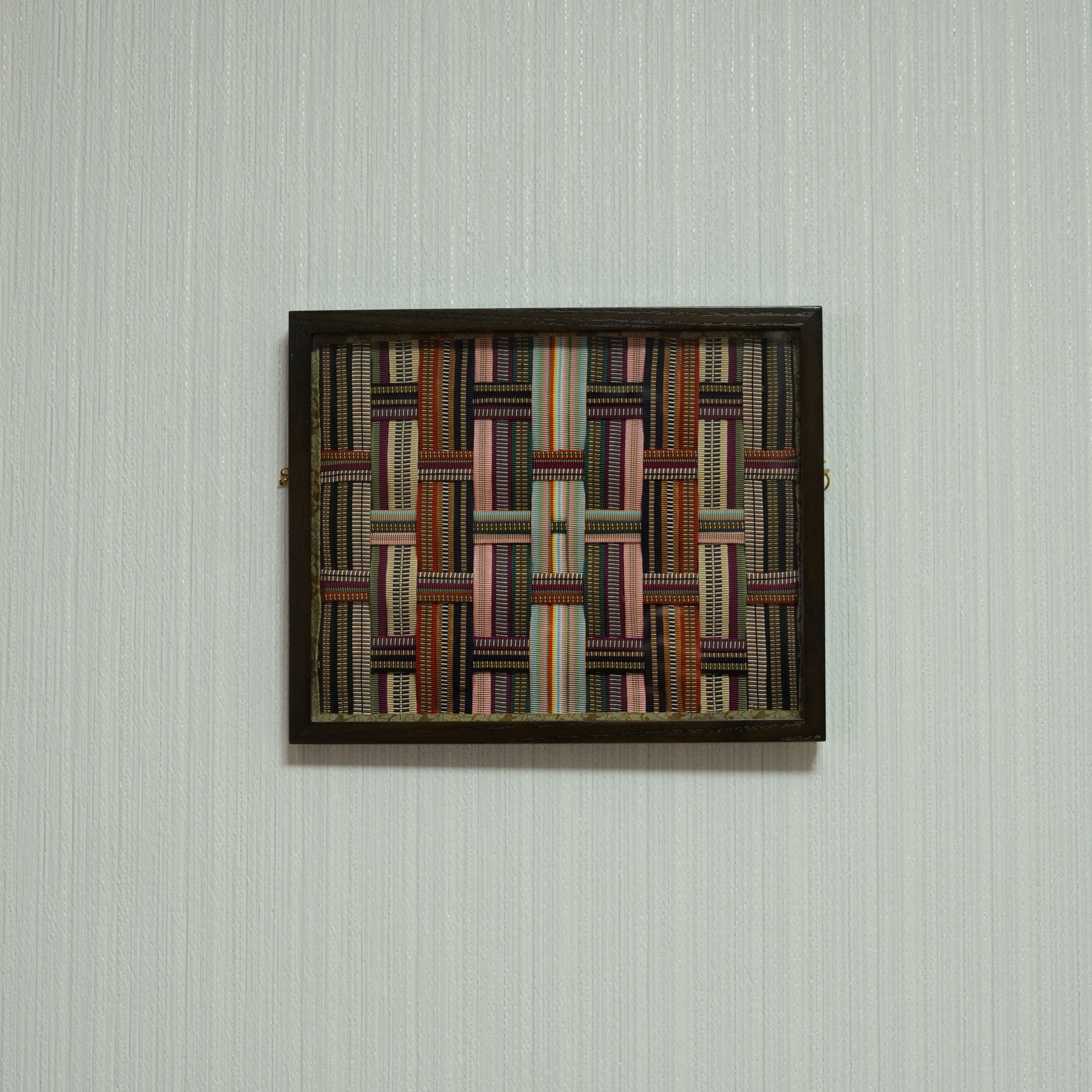 Framed Art / Sanada-himo / Traditional Braided Pattern
