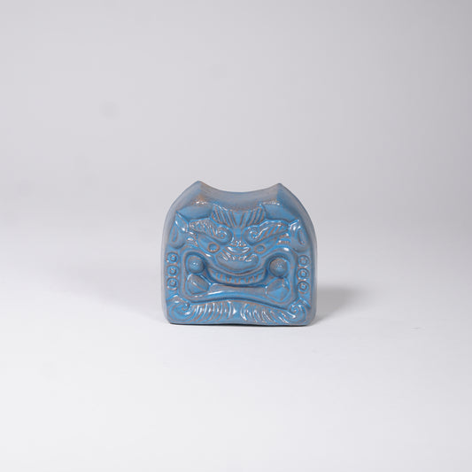 Onigawara Paperweight / Blue
