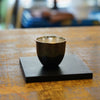Tasse de saké en argent / hirondelle