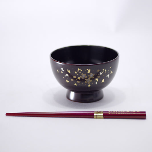 Bowl and Chopsticks / Black
