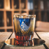 Old Fashioned Glass / Peacock / Lapis Lazuli Amber