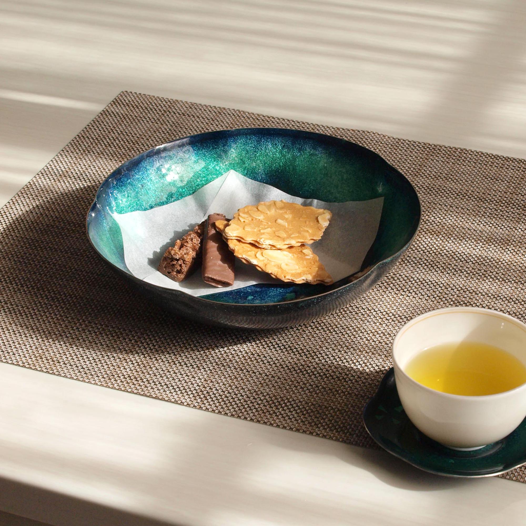 Sweets Bowl / Owari Cloisonne / Mizu (Water)