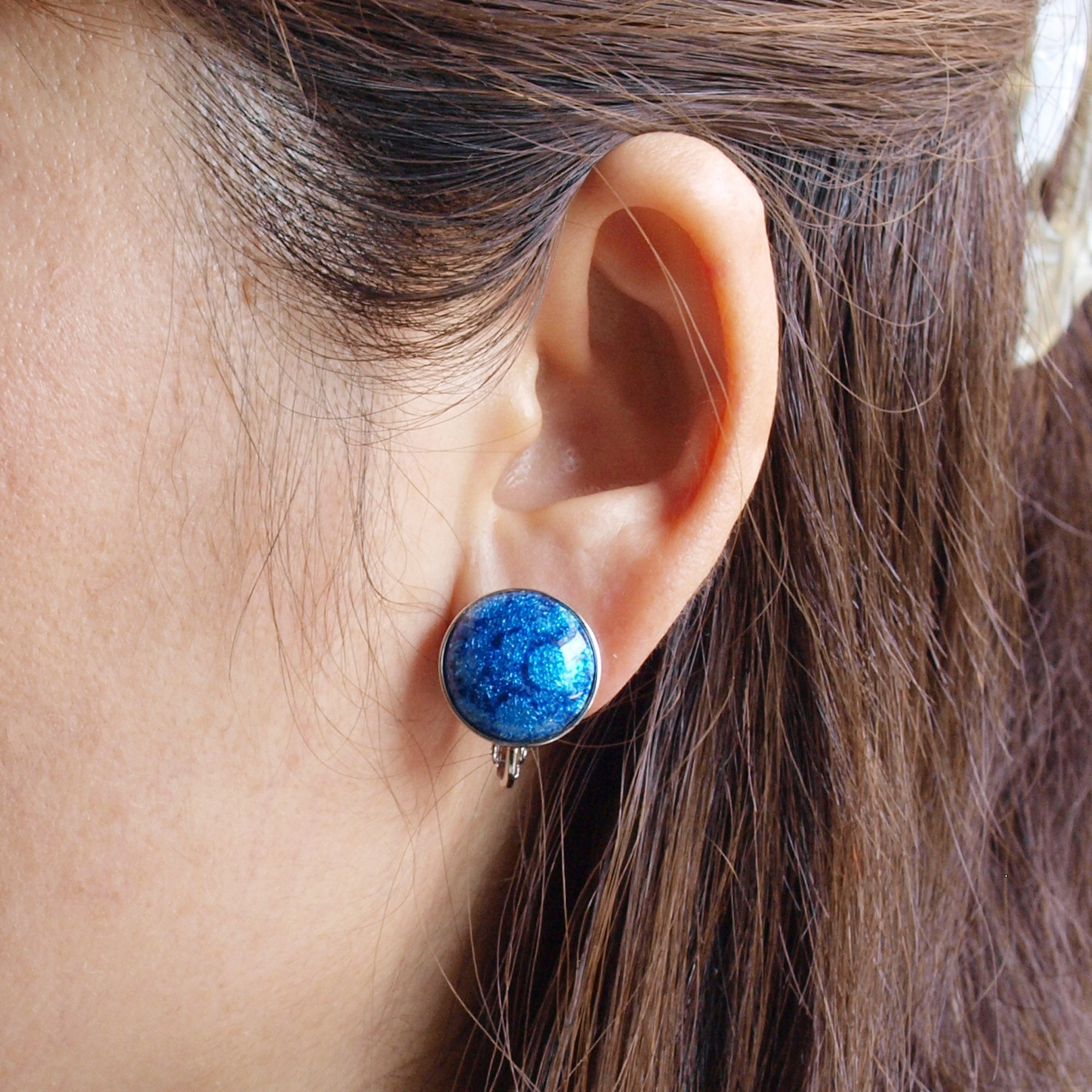 Boucles d'oreilles rondes / 15 mm / suke / 6 couleurs