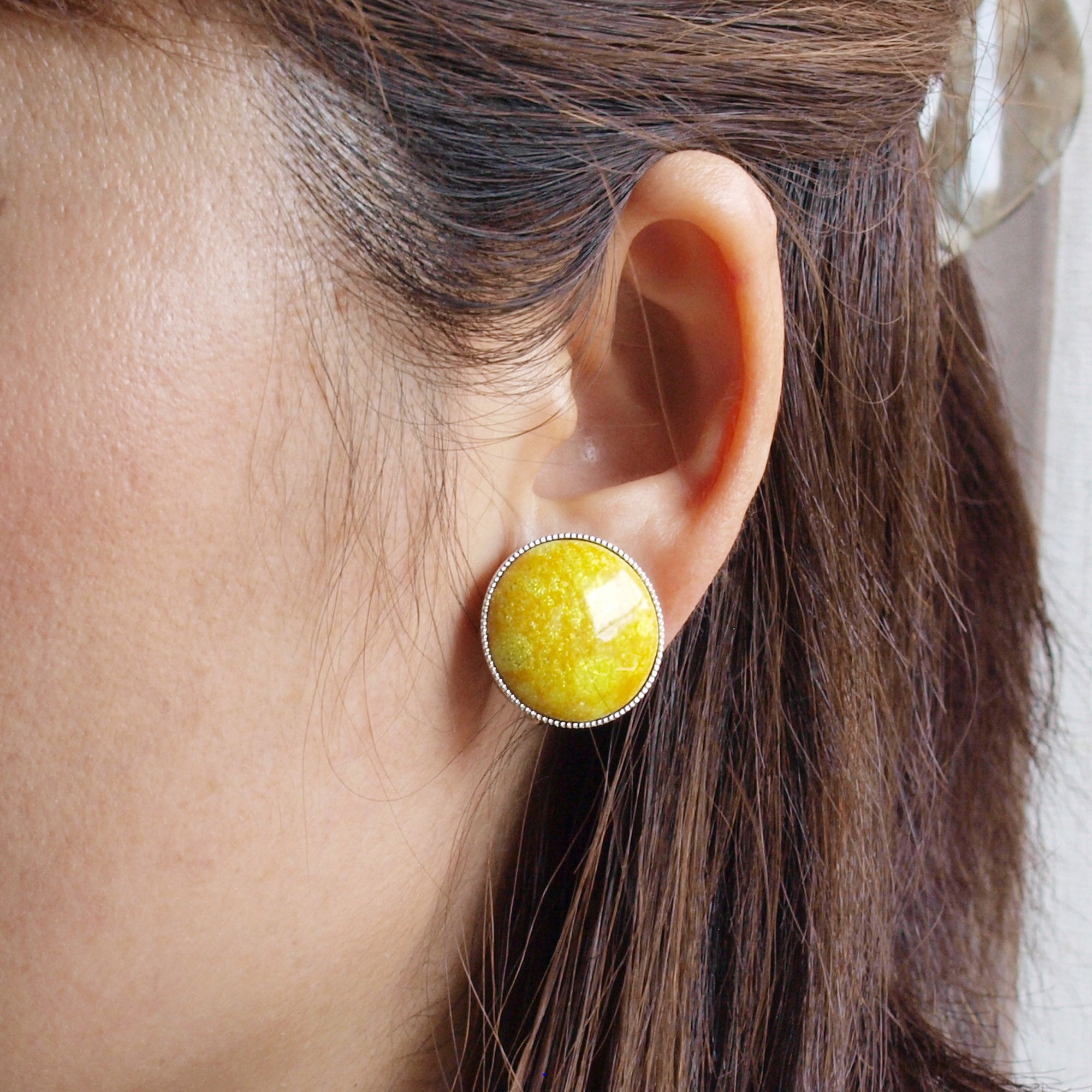 Pendientes redondos / 20 mm / suke / 6 colores