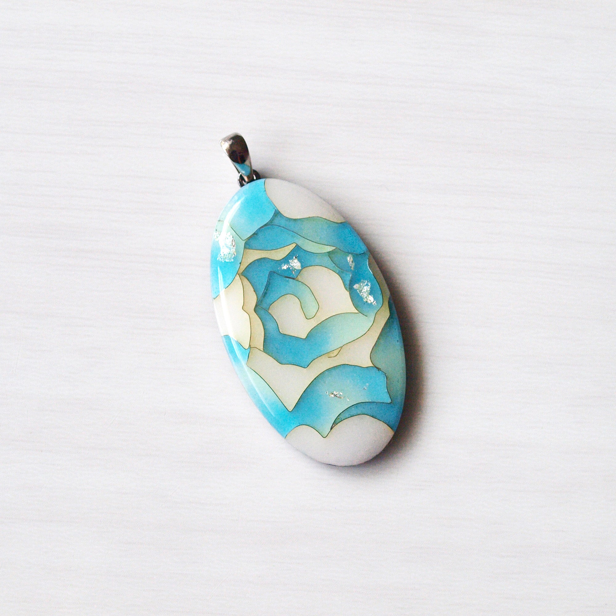 Superfine Pendant / Rose / Blue