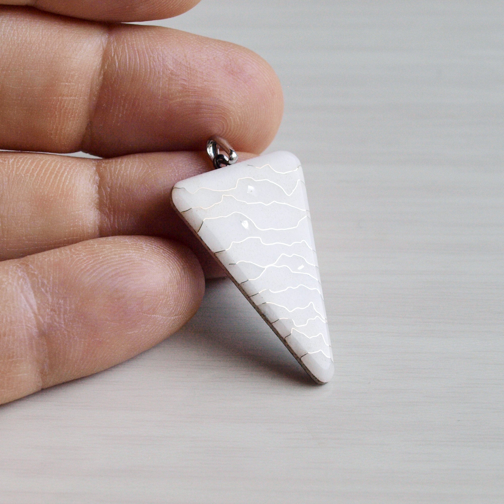Superfine Pendant / White Silver