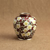 Round Vase / Akadoru filled with plum blossoms
