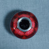 Cloisonne Round Aroma Pot / Red Transparent