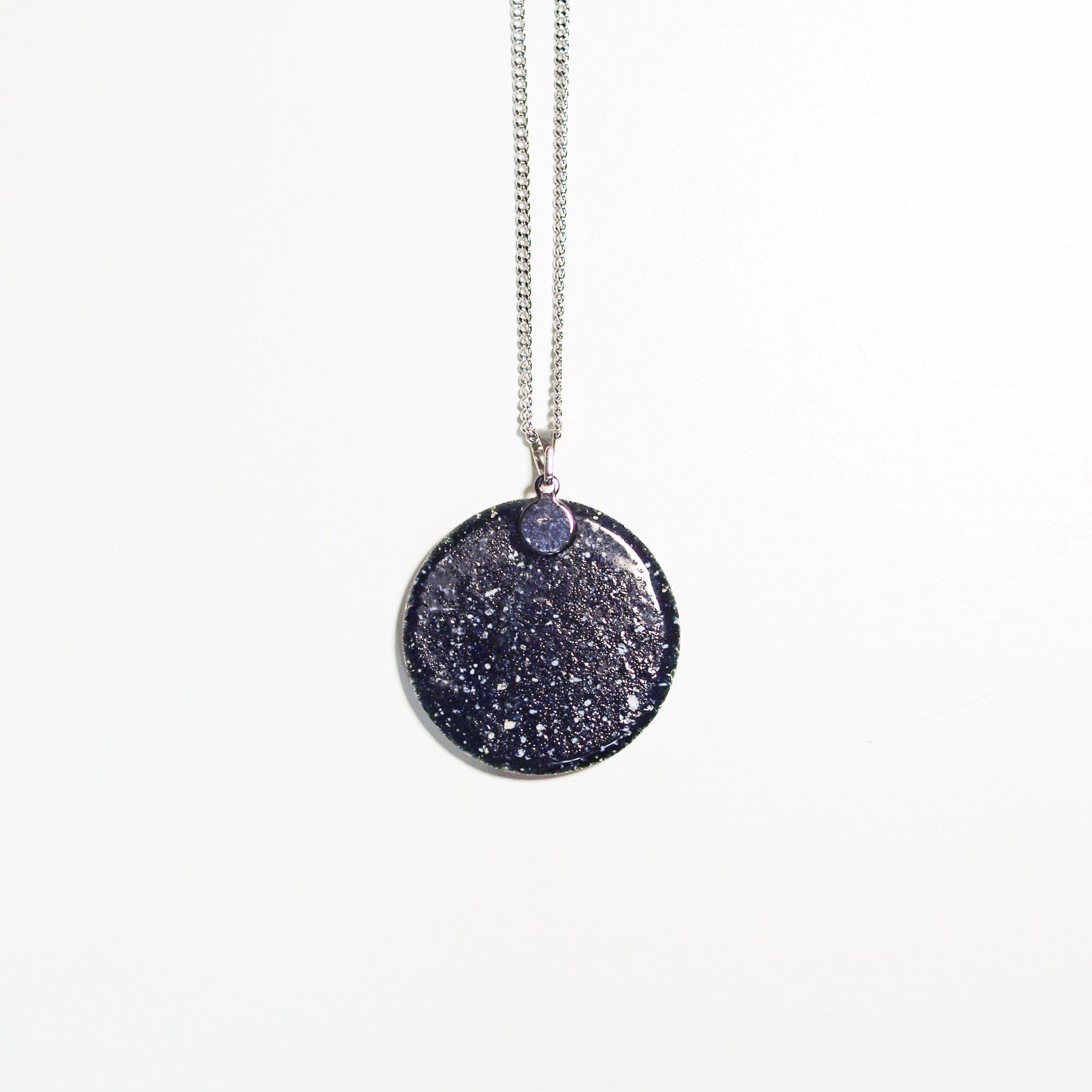 Premium Pendant / Owari Cloisonne / Swallowtail / Translucent Navy
