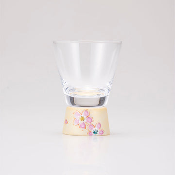 Kutani Japanese Glass / Gold Cherry Blossom