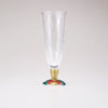 Kutani Japanese Bire Glass / Camellia Sasanqua / Plaid