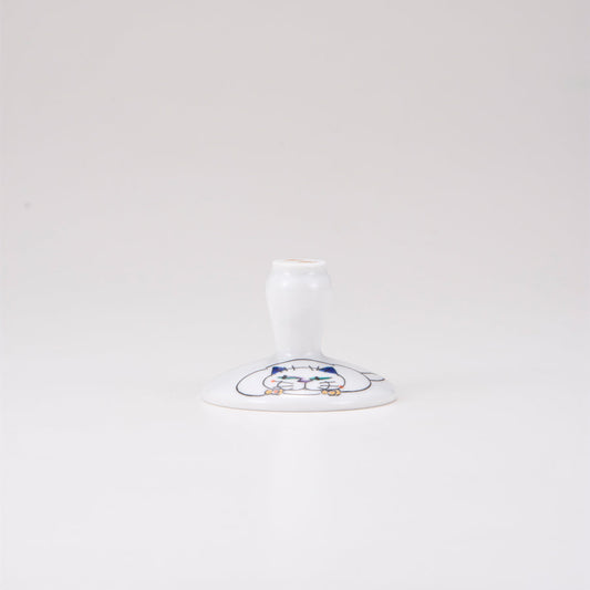 Kutani Japanische Glas / Katzenurlaub / Ebene