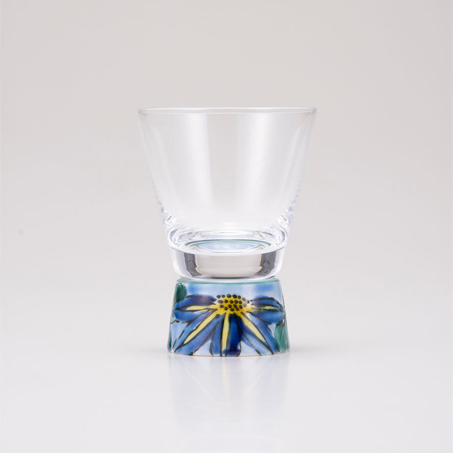Shot Glass / Blue Clematis