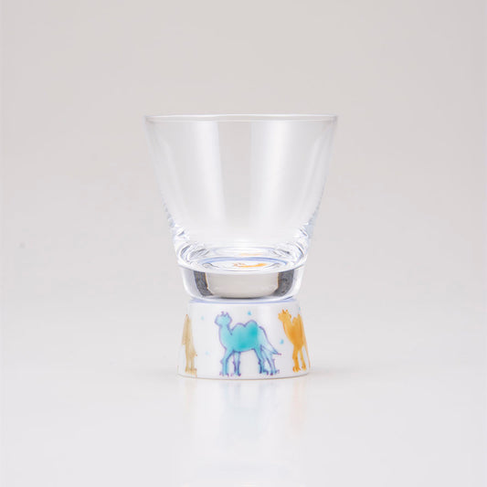 Kutani Japones Shhow Glass / Moonlight Camel