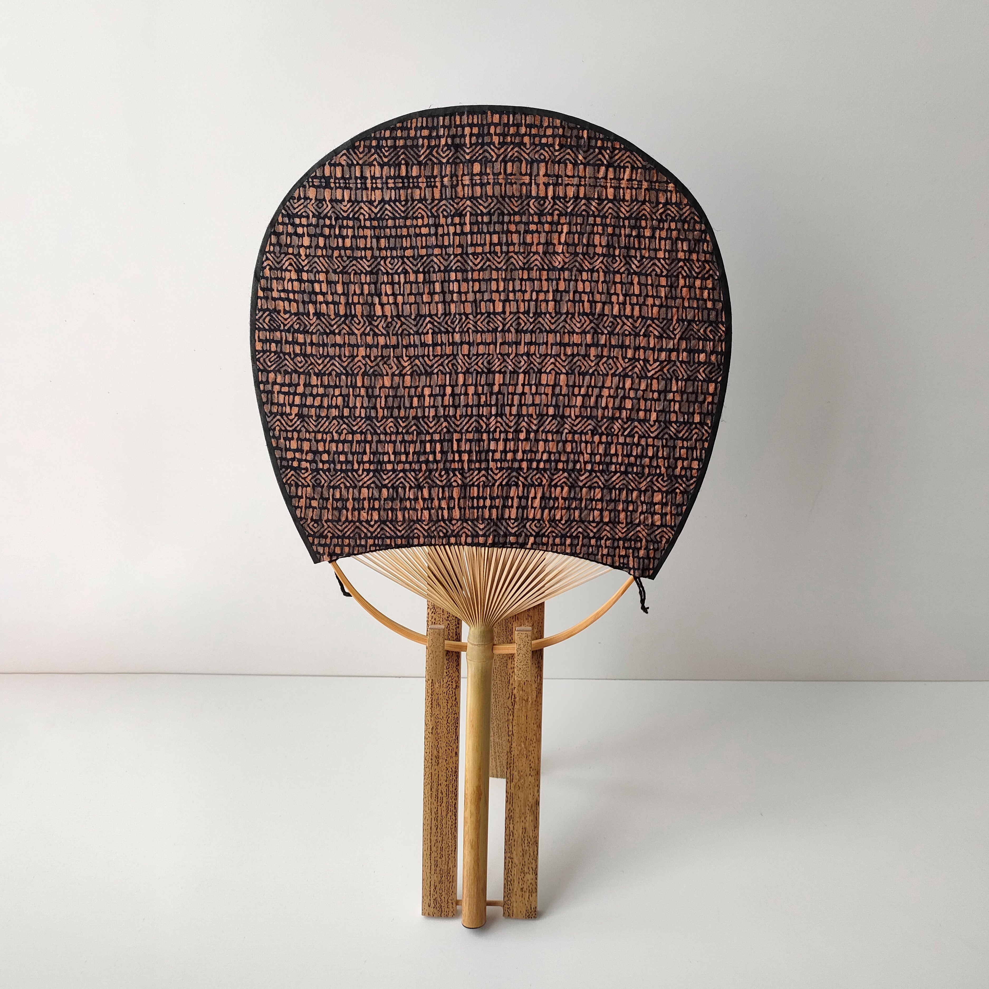 Fan / Kakishibu (Persimmon Tannin) / Oval